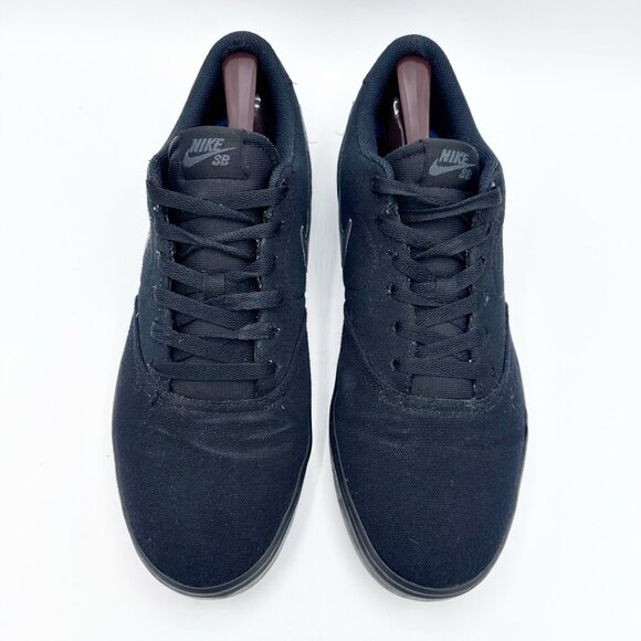 Nike SB Skate Shoes Men's 11 Black Check Solarsoft Canvas Skateboarding Sneakers - Picture 6 of 9